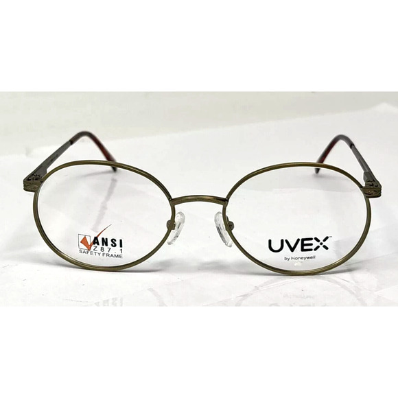 UVEX BY SPERIAN RC109 ANTIQUE GOLD TITMUS SAFTY EYEGLASSES FRAME - Picture 2 of 6